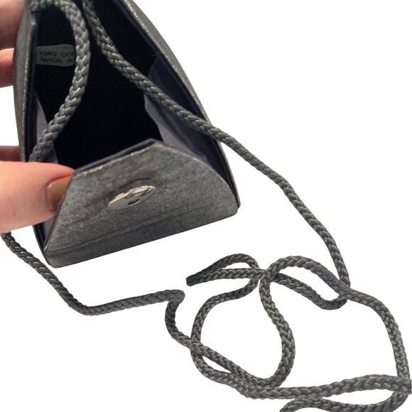 Bridal Formal Evening Hand Bag Purse Shoulder Clutch Beaded Strap Flap Closure - Picture 7 of 16